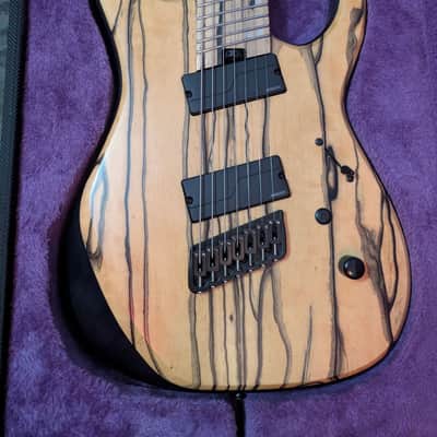 Legator NRF7-200 Ninja R 200 7-String Multi-Scale with Maple Fretboard 2010s Solid Purple Burl image 2