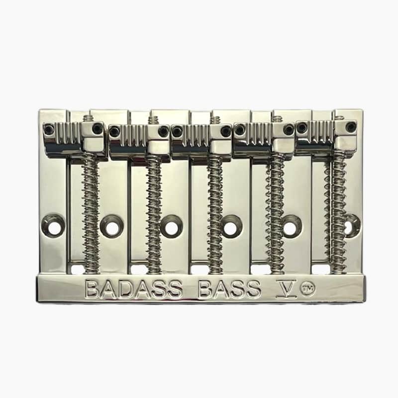 Leo Quan Badass V 5-String Bass Bridge-Nickel image 1