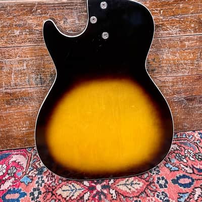1960s Harmony H46 Stratotone "Mars" Electric Guitar Sunburst image 5