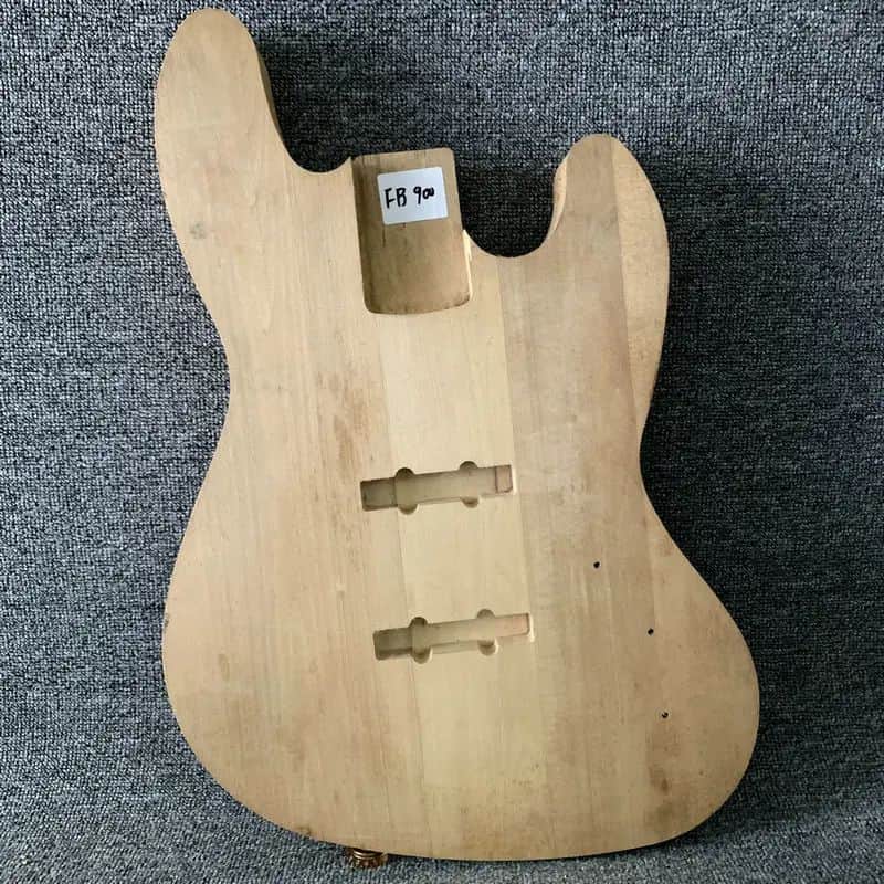 Unfinished Jazz Bass Style Body with Active Routing, Right Hand image 1
