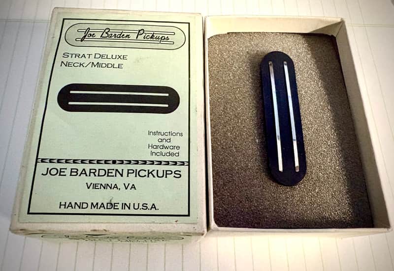 Joe Barden Engineering Strat Deluxe 2002 - Black image 1