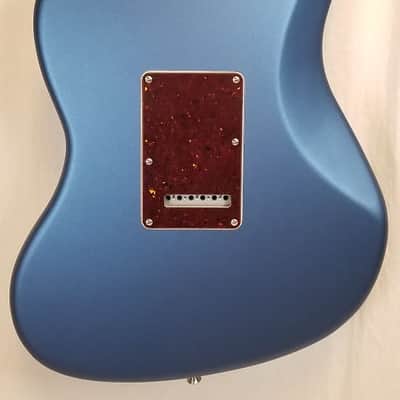 Fender American Performer Jazzmaster, Rosewood FB, Satin Lake Placid Blue W/ Bag image 9