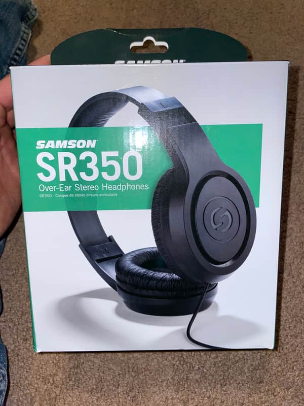 Samson SR350 SR Series Over-ear Closed-back Headphones image 1