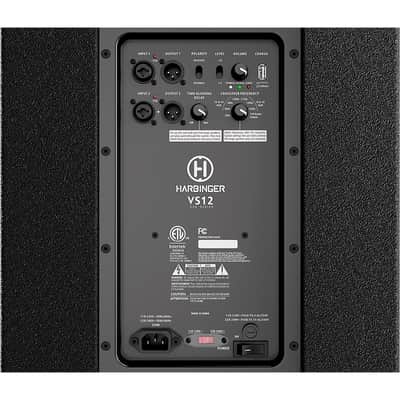 Harbinger VARI VS12 12" 1,000W Compact Powered Subwoofer - Black Regular image 3