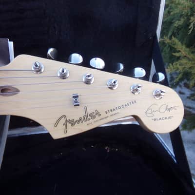 2014 Fender Eric Clapton 'Blackie' Stratocaster w/Seymour Duncan and other replacement pickups image 3