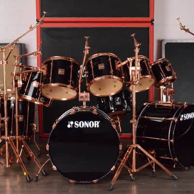 Sonor HiLite Exclusive 10 Piece Copper Drum Kit Set John Tempesta RETURN TO CLIENT #27721 image 2