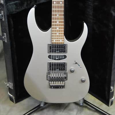 Used Ibanez RG1570 Solidbody w/Floyd Rose Grey Nickle w/ Ibanez Case image 1