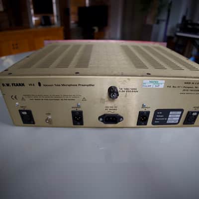 D.W. Fearn VT-2 Dual Channel Tube Mic Preamp 2004 - Red image 9