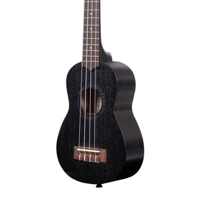 Kala KA-15S-BLK Mahogany Soprano Ukulele - Black Satin image 3