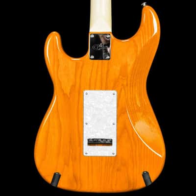 G&L USA Legacy HSS Electric Guitar - Honeyburst image 9