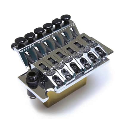 Graph Tech PS-0080-C0 LB63 Floyd Rose Style Locking Bridge With String Savers image 1