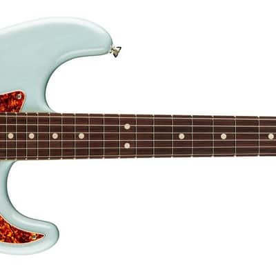 FENDER - American Professional II Stratocaster Thinline  Rosewood Fingerboard  Transparent Daphne Blue - 0171010726 image 1