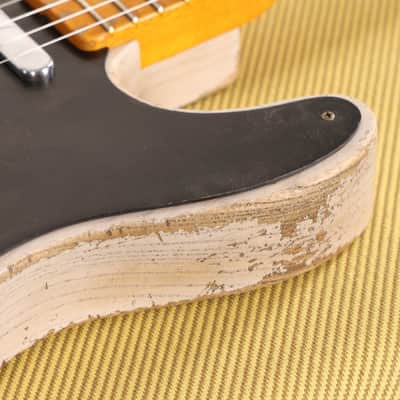 Fender Custom Shop 1957 Telecaster Ultimate Relic White Blonde Masterbuilt Andy Hicks image 12