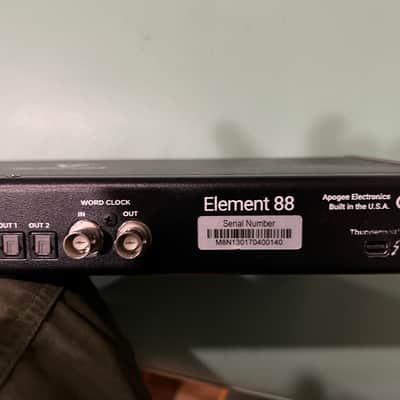 Apogee Element 88 W/ Thunderbolt 2 cable and remote Audio Interface 2010s - Black image 6