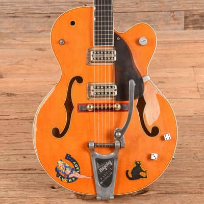 Gretsch Custom Shop Stephen Stern Masterbuilt G6120SSC Brian Setzer Tribute Orange 2009 - Zac Brown image 1