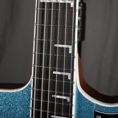 2023 Kauer Banshee Baritone Sky Blue Flake w/ Bigsby image 11