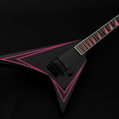 [B-Stock] ESP EDWARDS E-ALEXI PINK SAWTOOTH w/ESP GB-30V -Black with Pink Pin Stripe- #ED1640263 2026 [Made in Japan][Children of Bodom Alexi Laiho] image 2