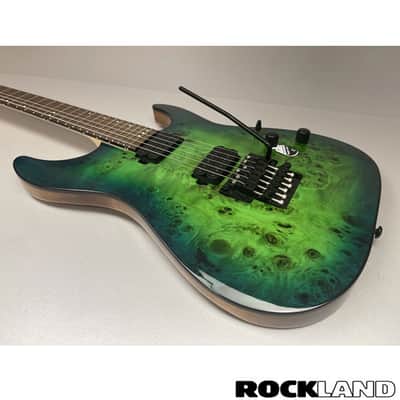 Schecter C-6 FR Pro Aqua Burst image 4