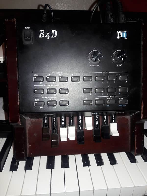 Native Instruments Bohm B4D Hammond B3 type MIDI Drawbar Contoller For GSI VB-3 Acoustic Samples B-5 image 1