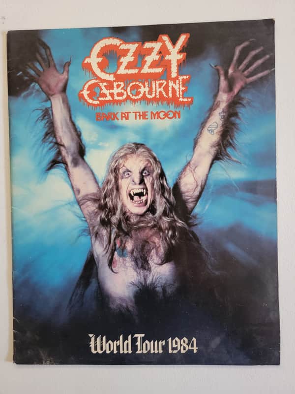 Ozzy Osbourne Bark at the Moon 1984 Tour Program | Reverb