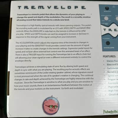 *Rare* Early Serial No Pigtronix Tremvelope 2010s - Blue Graphic image 9