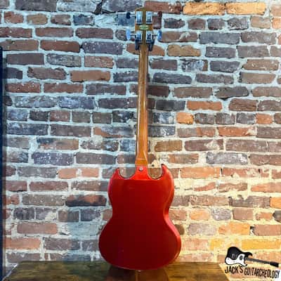 Gibson Melody Maker Short Scale Electric Bass w/ OHSC, Cable & Strap (1968 - Sparkling Burgundy) image 23