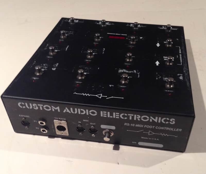 Custom Audio Electronics RS-10 Midi Foot Controller | Reverb