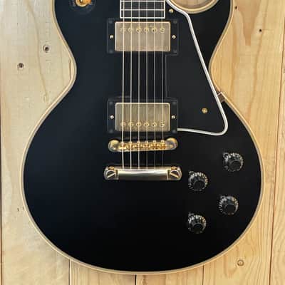 Gibson Custom Shop '57 Reissue Les Paul Custom Black Beauty 2023 Ebony VOS image 1