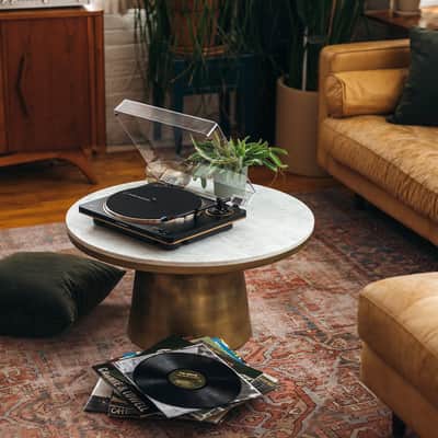 Audio-Technica #AT-LP70XBT-BZ Fully Automatic Bluetooth Enabled Belt-Driven Turntable - Black and Bronze ATLP70XBT imagen 2