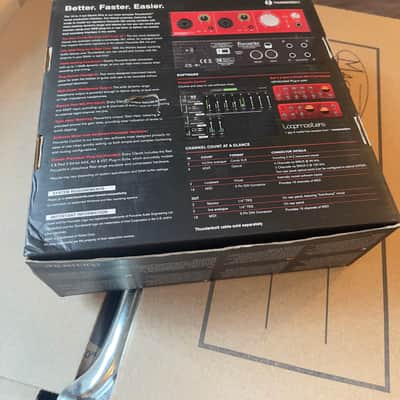 Focusrite Clarett 2Pre Thunderbolt Audio Interface 2010s - Red image 3