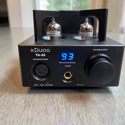 xDuoo TA-20 Balanced Tube Headphone Amplifier + 4-Pin XLR Splitter Cable | Headphone Amp & Tube Outboard Processor image 1
