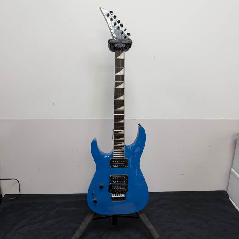 Used Jackson JS Series Dinky Arch Top JS32 DKA Left-Handed Electric Guitar Bright Blue image 1