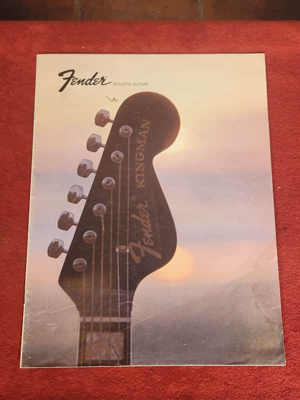 1970 Fender Acoustic Guitars Catalog-Great Color image 1