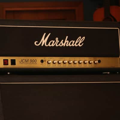 Marshall JCM 900 100-Watt Hi Gain Master Volume MkIII Head Early 1990s - Black image 2