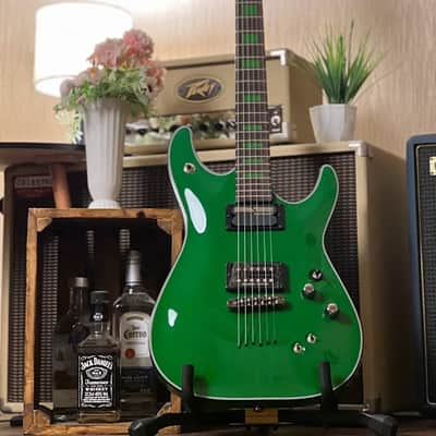 Schecter  Kenny Hickey C-1 EX S STGN in Steele Green image 4