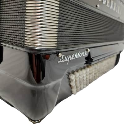 Aaccordion Harmonika Guerrini Superior 2 Cassotto 2+2 Piccolo 120 Bass double tone chamber image 14
