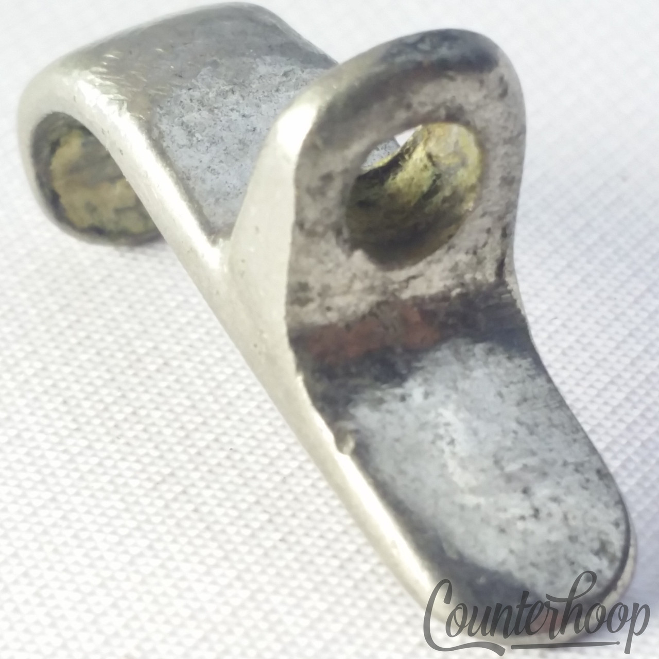 Early American Snare Drum Tension T-Rod Claw Nickel-Brass Wood Hoop/Rim Vintage — main photograph