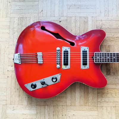 VIDEO! 1970s Jolana Rubin "ES/Casino-style" Thinline made in CSR image 1