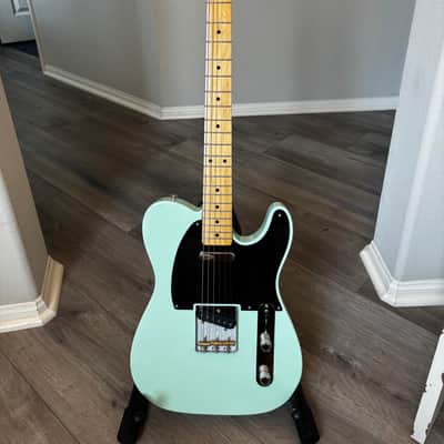 Fender Vintera '50s Telecaster Modified with Maple Fretboard 2019 - 2023 - Surf Green image 1