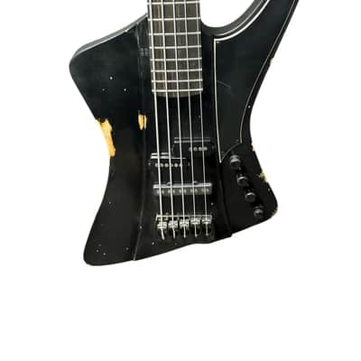 Sandberg "Forty Eight" Victor Brandt 5-String, Hardcore Aged Black w/ Ebony *8.5 Lbs., In Stock! image 3