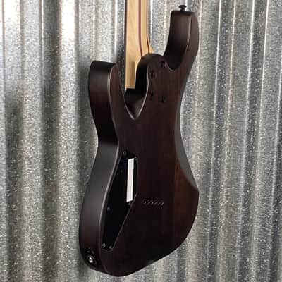 ESP LTD M-1000 Multi Scale Flame Top See Thru Black Satin Guitar M1000MSFMSTBLKS #0382 Used image 7