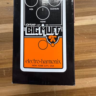 Electro-Harmonix Op Amp Big Muff Pi Reissue 2017 - Present - Black/Orange image 7