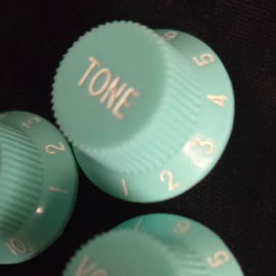 Stratocaster Knobs - Seafoam Green image 3