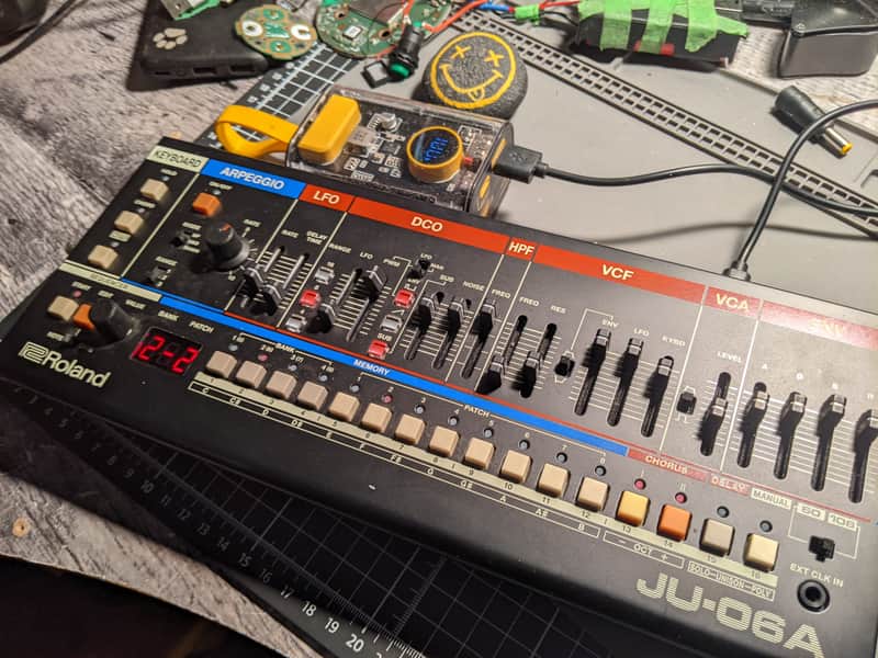 Roland JU-06A Boutique Series Synthesizer Module 2019 - Present - Black image 1