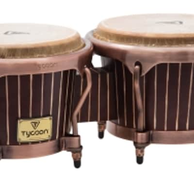 Tycoon Master Handcrafted Pinstripe Series Bongos 7" & 8-1/2" MTBHC-ACatalina 1 image 1