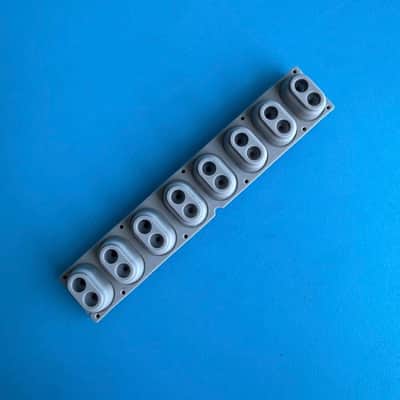 CASIO Wk-110 WK-200 WK-220 WK-6500 Part: 8-Key Rubber Conductive Pad Strip image 2