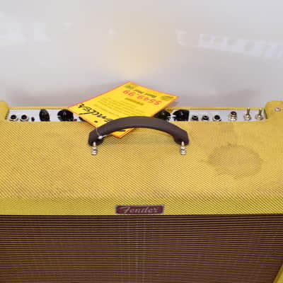 2007 Fender Blues DeVille 410 Reissue 60-Watt 4x10" Combo Guitar Amp, Tweed w/ Footswitch image 2