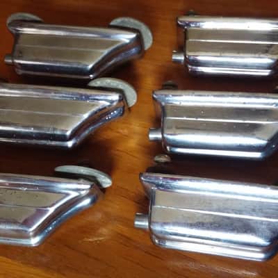 Rogers SWIVOMATIC 4 Bass Drum Beavertail LUGS 1960'S Cleveland SPRING INSERTS FELTS NO TARIFFS image 12