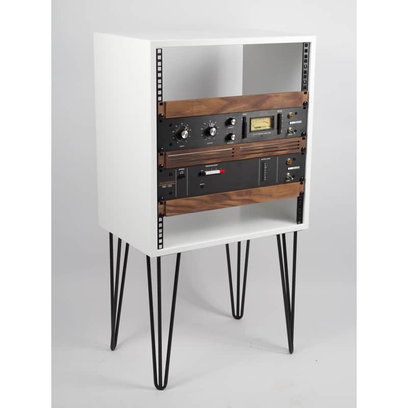 19" studio rack case | pure white | 12u 35cm depth | hand made in Amsterdam image 1