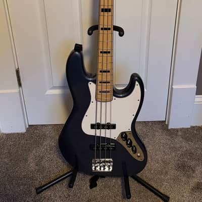 Fender Jazz Bass American Standard Body with Geddy Lee CIJ Neck - Charcoal Frost image 2